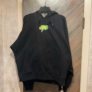 Off-White Black Graphic Hoodie